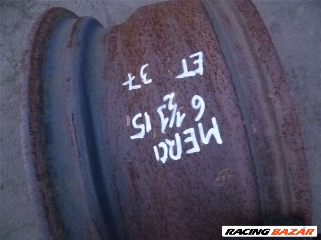    MERCEDES  5x112 lyukosztású 6,5J R15 használt (gyári felni) lemezfelni 4. kép