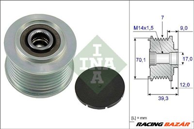 INA 535 0214 10 Generátor szabadonfutó - HONDA