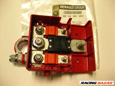 Renault Scenic II akkumulátor saru biztosítékokkal 8200381281 gyári új!