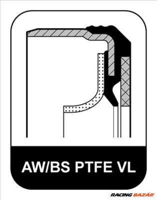 ELRING 728.880 Főtengely szimmering - AUDI, VOLKSWAGEN, SKODA