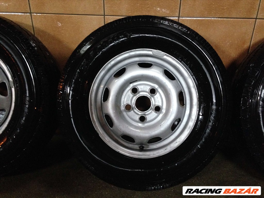 VW TRASPORTER 14" LEMEZFELNI 5X112 NYÁRI 185/70R1C GUMIKKAL OLCSÓN!!!! 4. kép