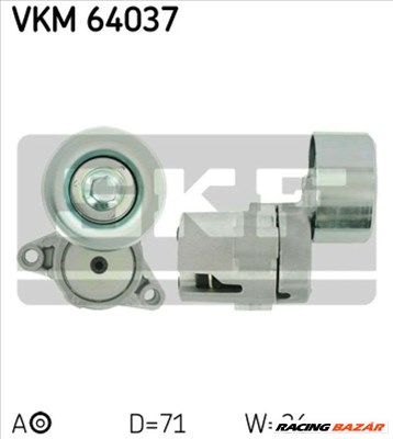 SKF VKM 64037 Generátor/klíma szíj feszítőgörgő - MAZDA
