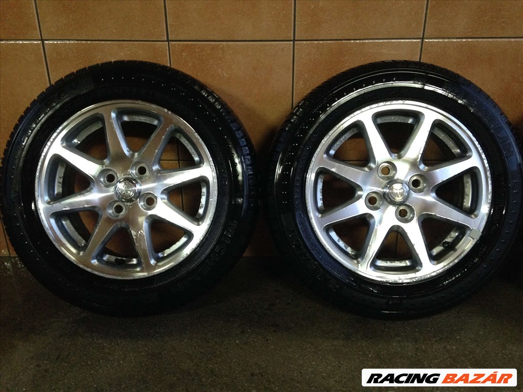 TOYOTA 14" ALUFELNI 4X100 NYÁRI 175/65R14 GUMIKKAL OLCSÓN!!!!!!!!! 2. kép