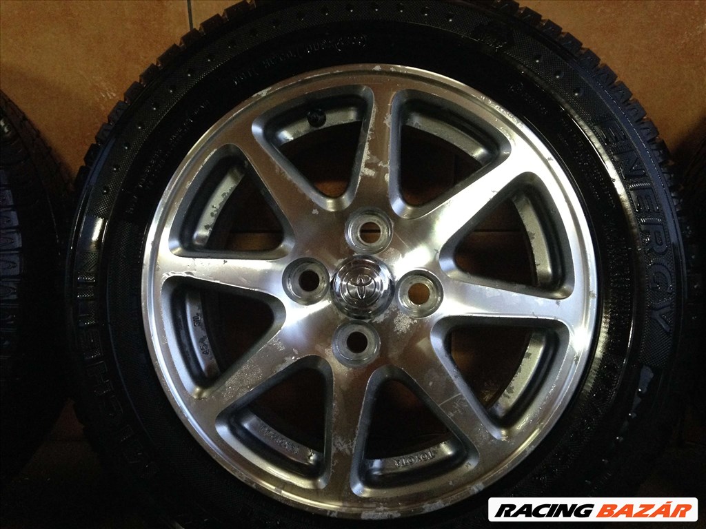 TOYOTA 14" ALUFELNI 4X100 NYÁRI 175/65R14 GUMIKKAL OLCSÓN!!!!!!!!! 4. kép