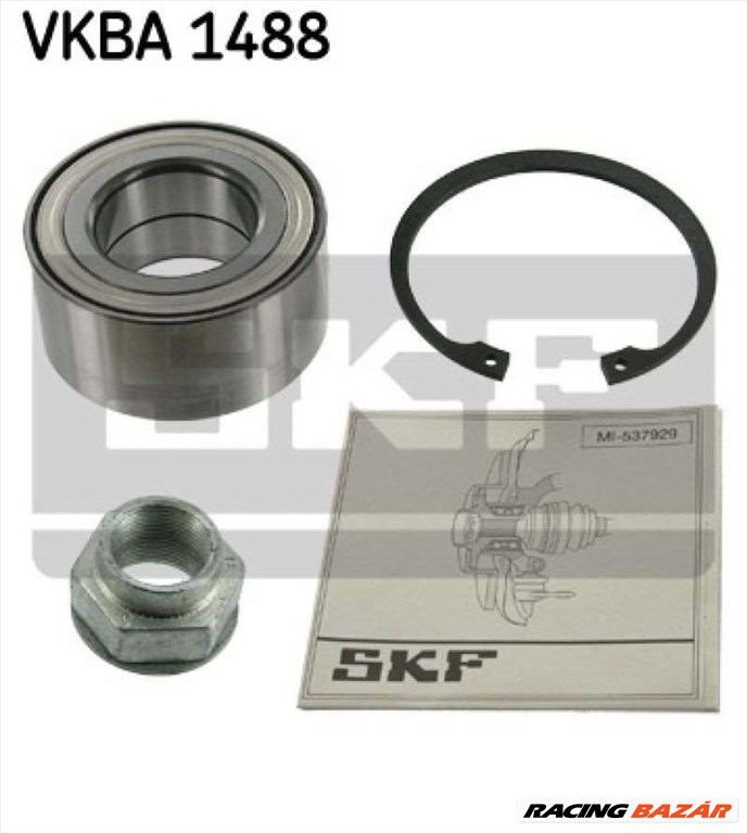 SKF VKBA 1488 Kerékcsapágy készlet - ALFA ROMEO, LANCIA, FIAT 1. kép