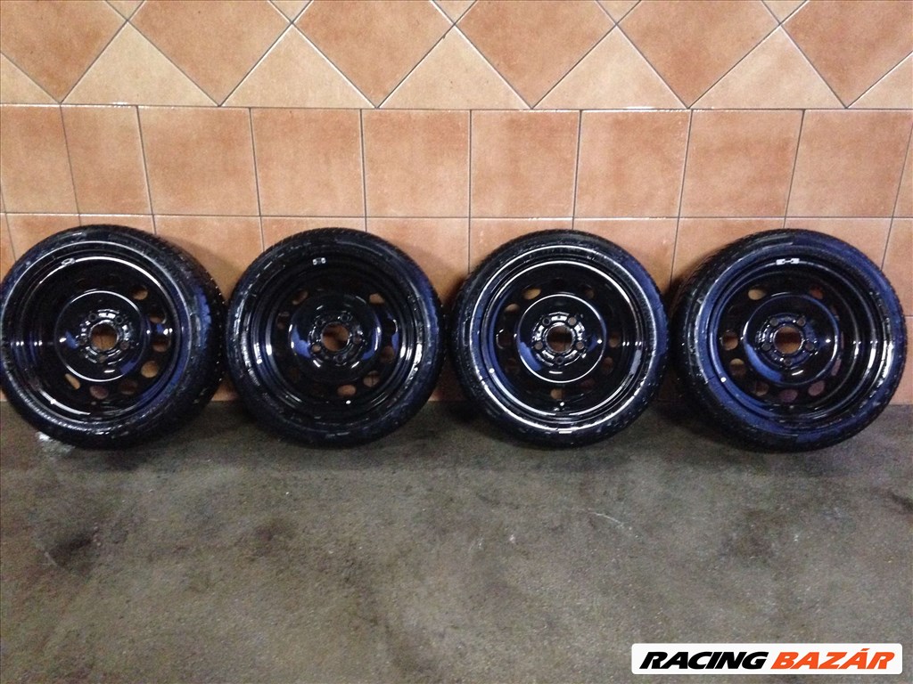 BMW 16" LEMEZFELNI 5X120 NYÁRI 195/55R16 GUMIVAL OLCSÓN!!!!!!!! 1. kép