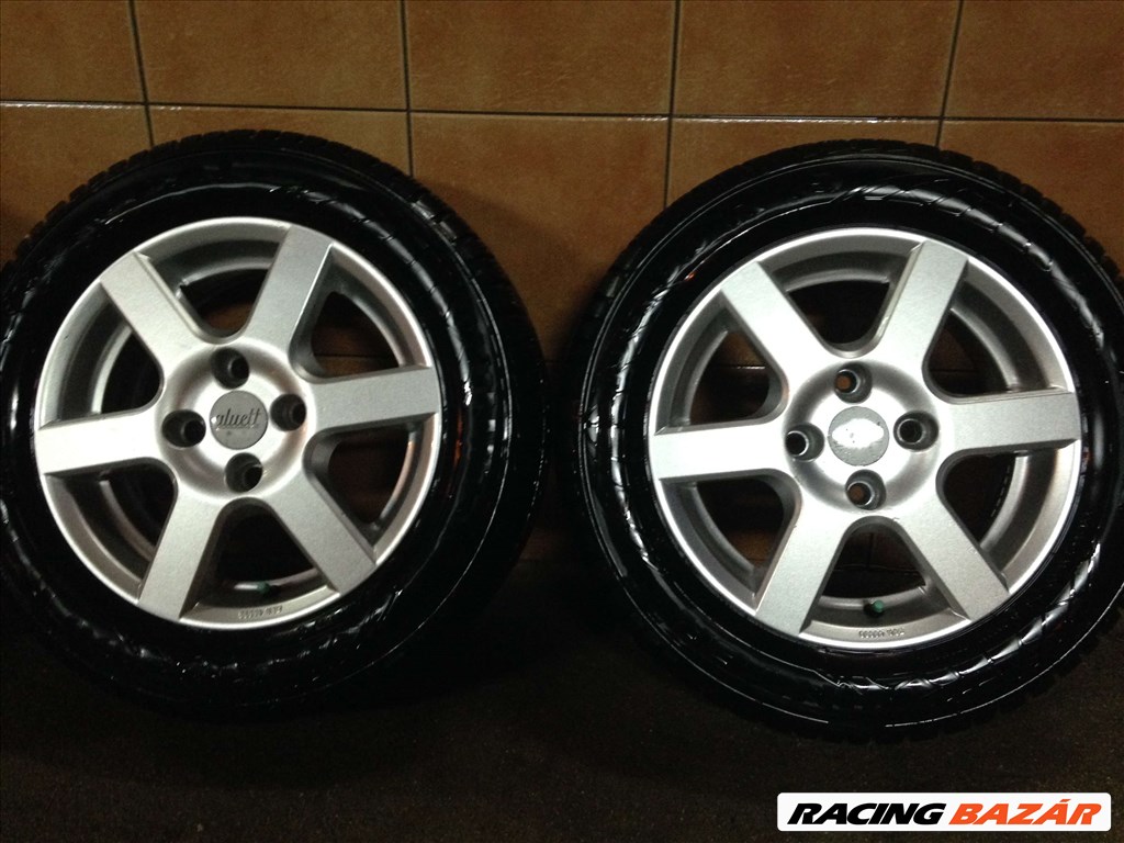 ALUETT 15" ALUFELNI 4X114,3 TÉLI M+S 195/60R15 GUMIKKAL OLCSÓN!!!! 3. kép