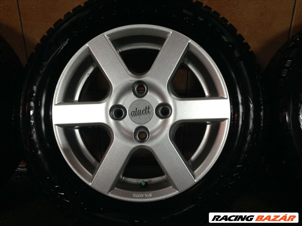 ALUETT 15" ALUFELNI 4X114,3 TÉLI M+S 195/60R15 GUMIKKAL OLCSÓN!!!! 4. kép