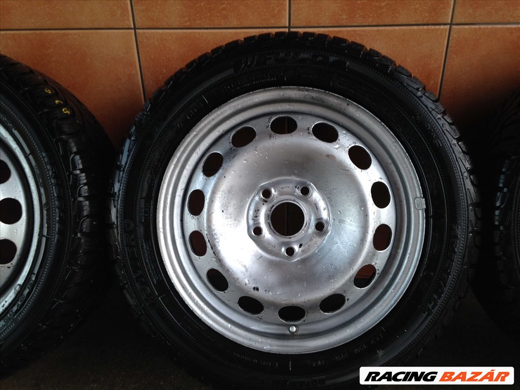 VW SHARAN 16" LEMEZFELNI 5X112 TÉLI 205/55R16 GUMIKKAL OLCSÓN!!! 4. kép