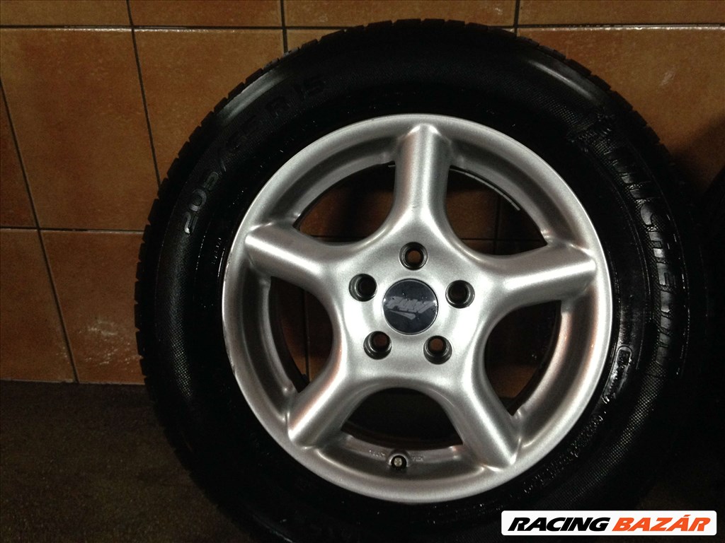 PLW 15" ALUFELNI 5X110 NYÁRI 205/65R15 GUMIVAL OLCSÓN!!!!! 4. kép