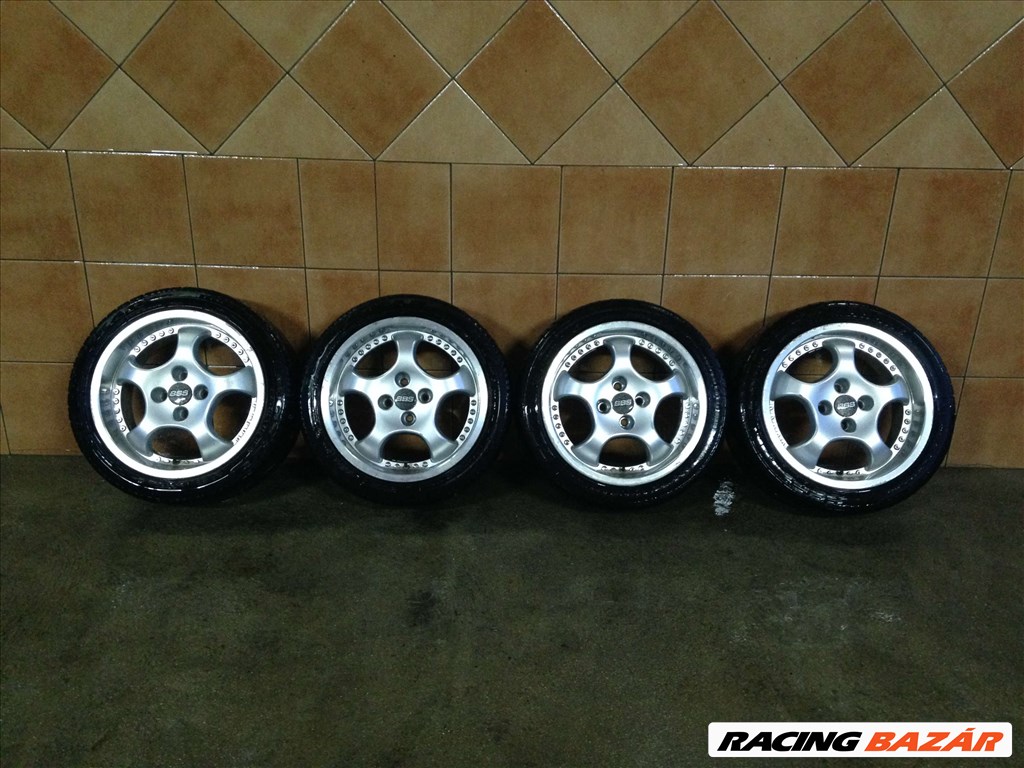 BBS 16" ALUFELNI 4X100 NYÁRI 205/45R16 GUMIVAL OLCSÓN!!!! 1. kép