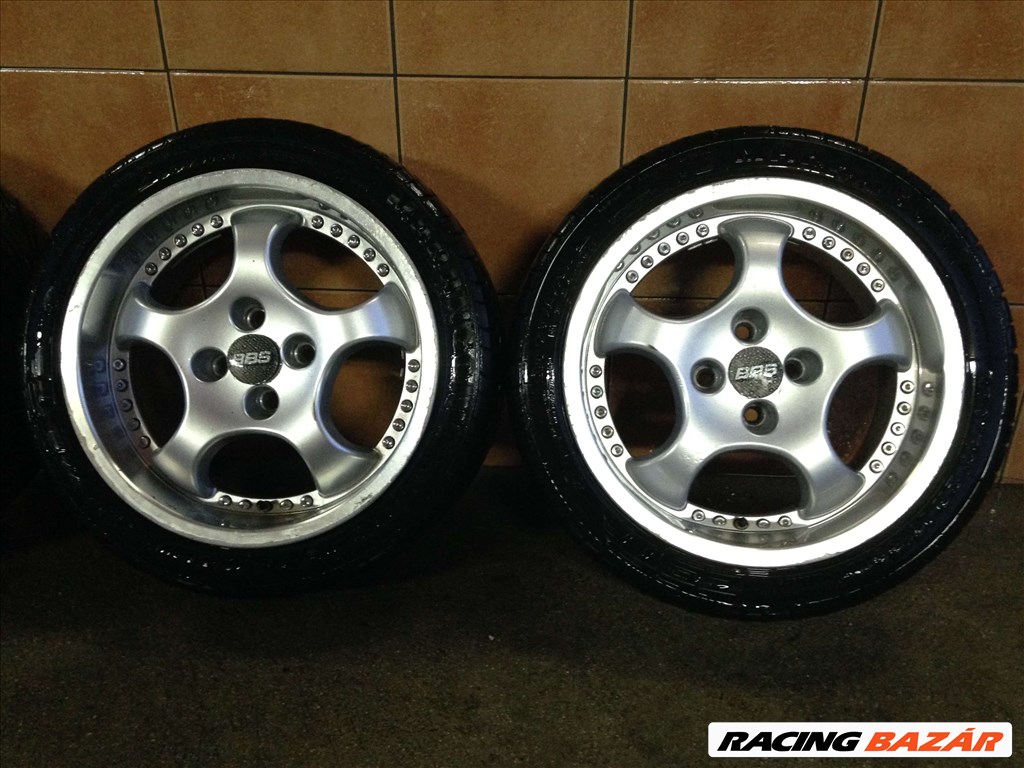 BBS 16" ALUFELNI 4X100 NYÁRI 205/45R16 GUMIVAL OLCSÓN!!!! 3. kép