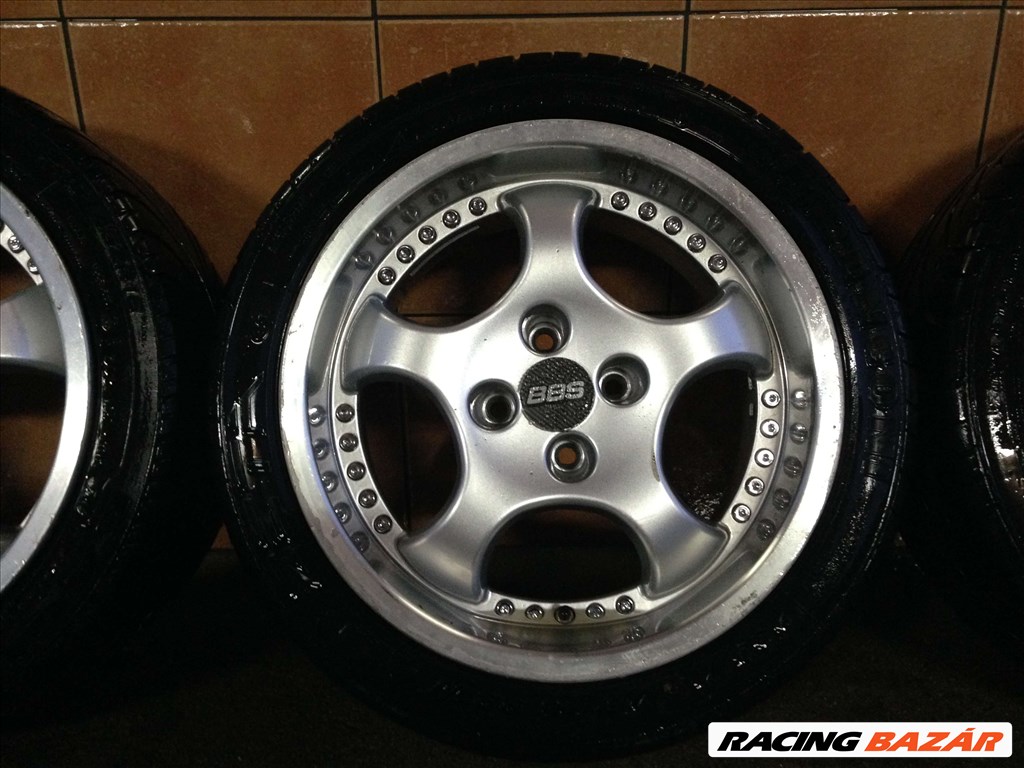 BBS 16" ALUFELNI 4X100 NYÁRI 205/45R16 GUMIVAL OLCSÓN!!!! 4. kép