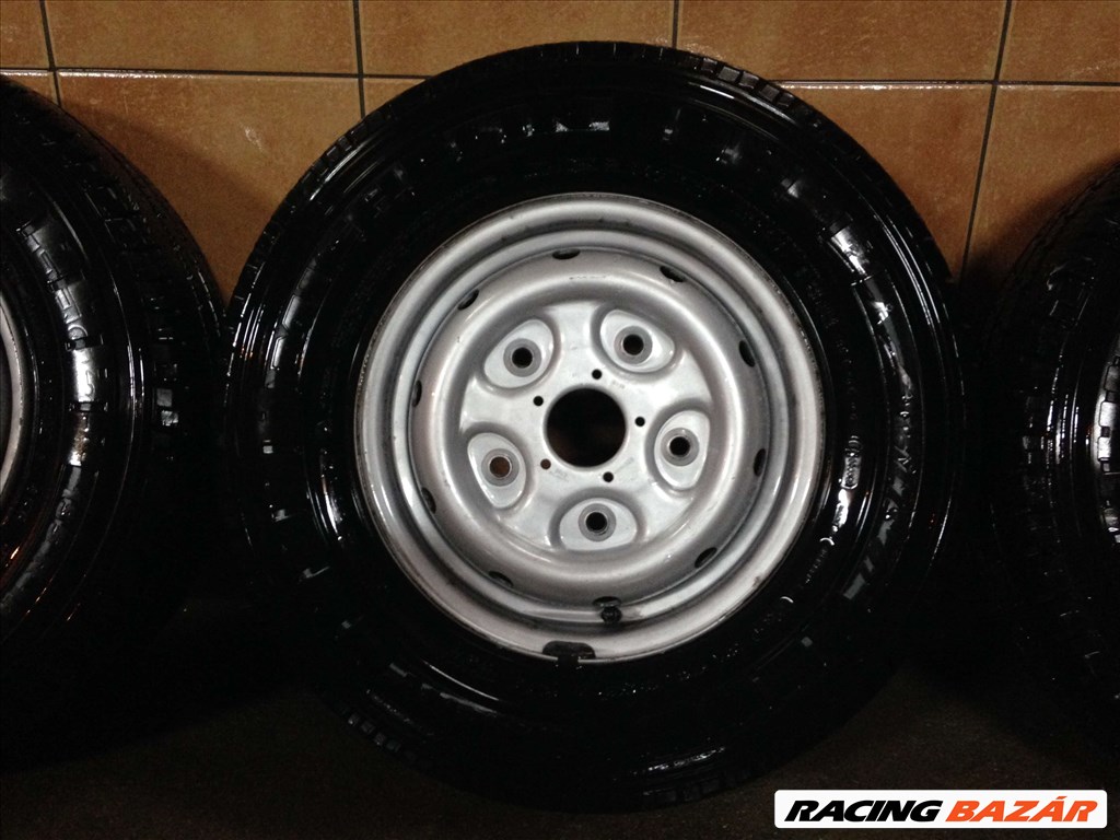 FORD TRANSIT 14" LEMEZFELNI 5X160 M+S 195R14C GUMIKKAL!!!!!!!!!!  4. kép