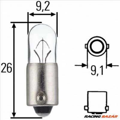 HELLA 8GP002067-121 Irányjelző izzó - BMW, ALFA ROMEO, MERCEDES-BENZ, FORD, OPEL, AUDI, VOLKSWAGEN