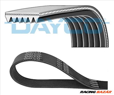 DAYCO 6pk1670 Generátor/klíma (hosszbordásszíj) szíj - FIAT, CITROEN, PEUGEOT, VAUXHALL, OPEL, TOYOTA, FORD