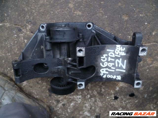 audi a6 c4 1,9 tdi 1997   generátor és klímakompresszor tartóbak  5. kép