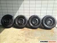 NISSAN MICRA 14" LEMEZFELNI 4X100 TÉLI 165/70R14 GUMIVAL OLCSÓN!!!!!