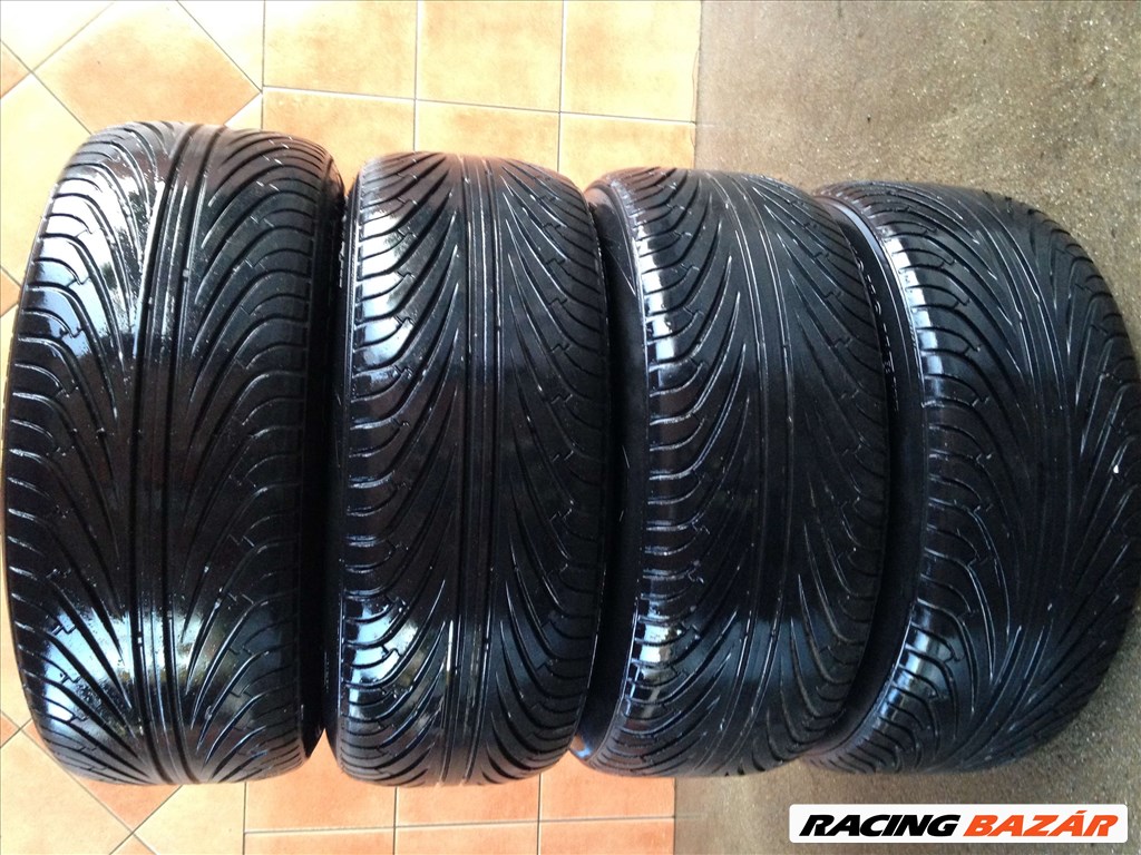  5x112 lyukosztású 16" használt alufelni, rajta 205/55 használt nyári gumi gumi  5. kép