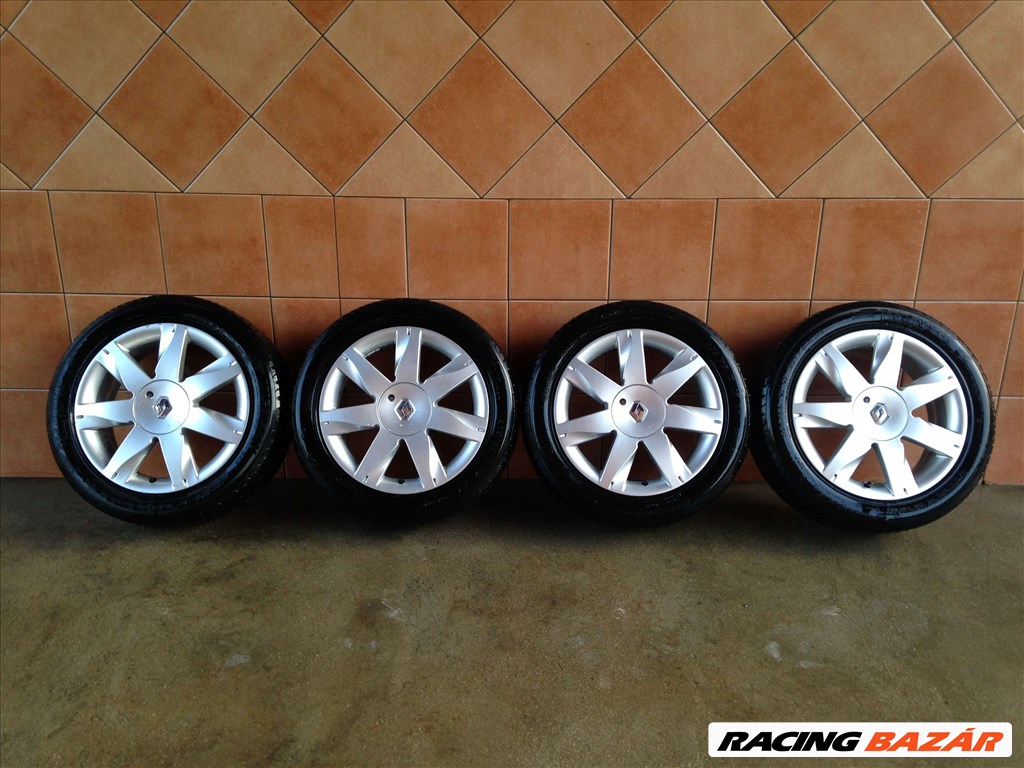 RENAULT 17" ALUFELNI5X108 NYÁRI 205/55R17 GUMIVAL OLCSÓN!!!! 1. kép