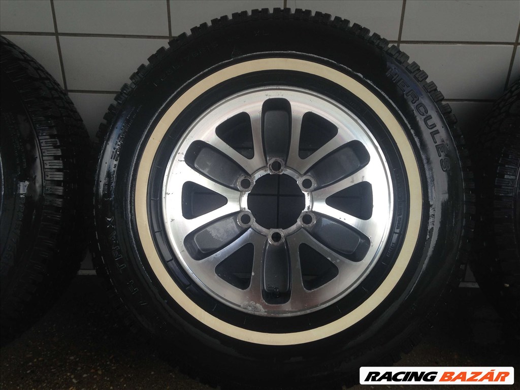 MITSUBISHI PAJERO 15" ALUFELNI 6X139,7 NÉGYÉVSZAKOS 235/75R15 GUMIVAL!!!! 4. kép