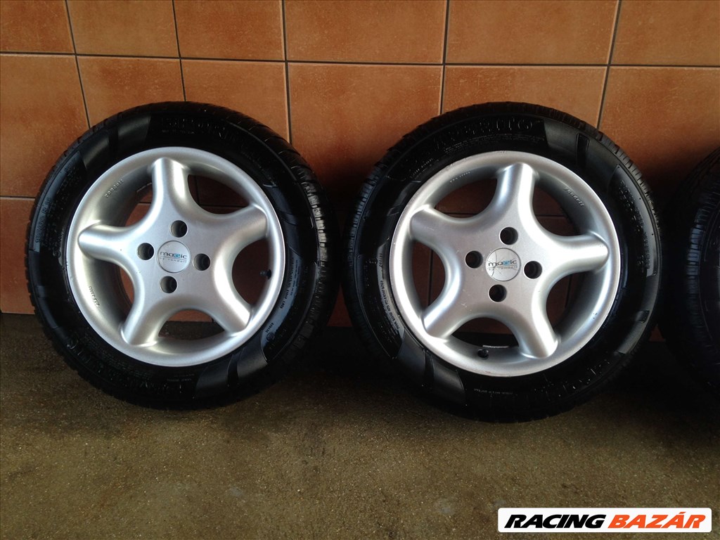 RONDELL 14" ALUFELNI 4X100 NYÁRI 185/60R14 GUMIVAL OLCSÓN!!! 2. kép