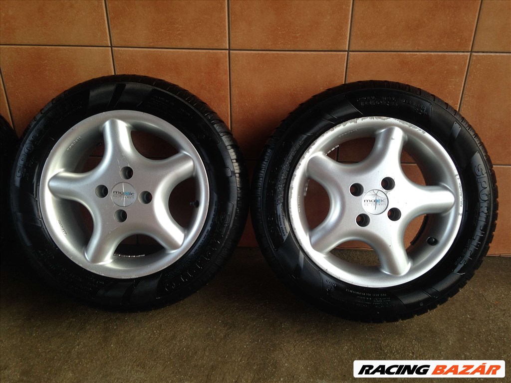 RONDELL 14" ALUFELNI 4X100 NYÁRI 185/60R14 GUMIVAL OLCSÓN!!! 3. kép