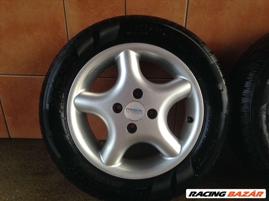 RONDELL 14" ALUFELNI 4X100 NYÁRI 185/60R14 GUMIVAL OLCSÓN!!! 4. kép
