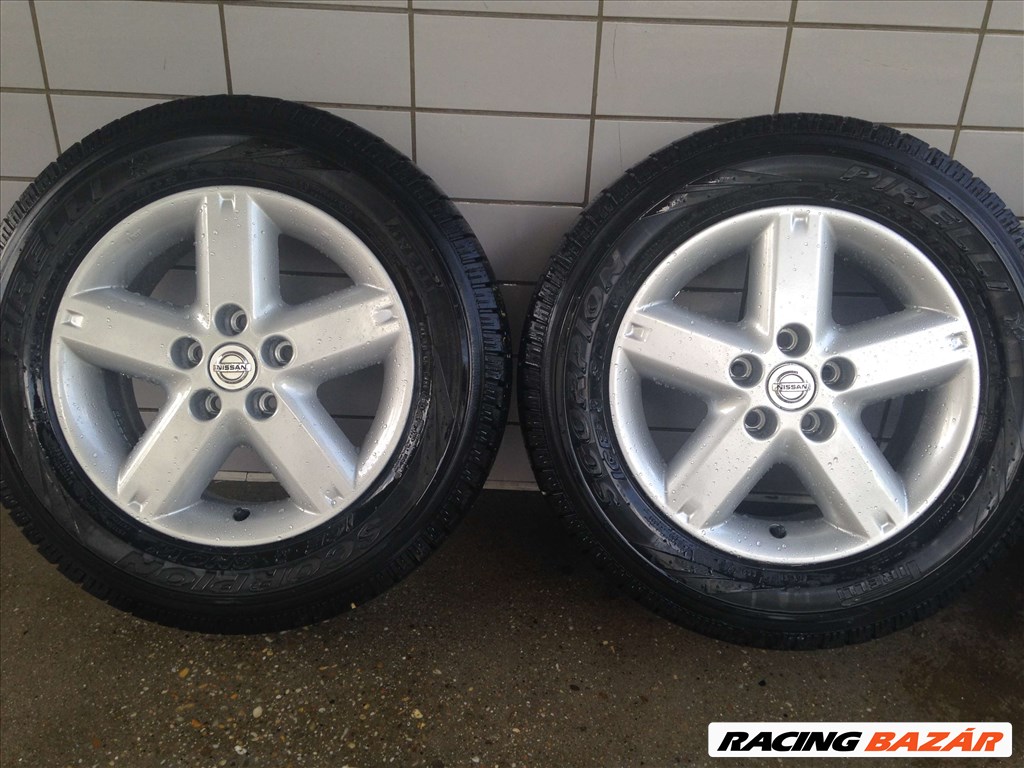 NISSAN QASHQAI 16" ALUFELNI 5X114,3 TÉLI 215/65R16 GUMIKKAL !!!! 2. kép