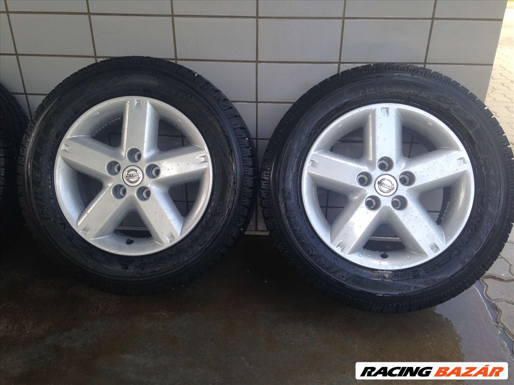 NISSAN QASHQAI 16" ALUFELNI 5X114,3 TÉLI 215/65R16 GUMIKKAL !!!! 4. kép