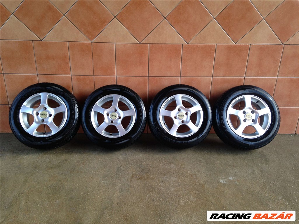 DOTZ 14" ALUFELNI 4X108 NYÁRI 175/70R14 GUMIVAL OLCSÓN!!! 1. kép