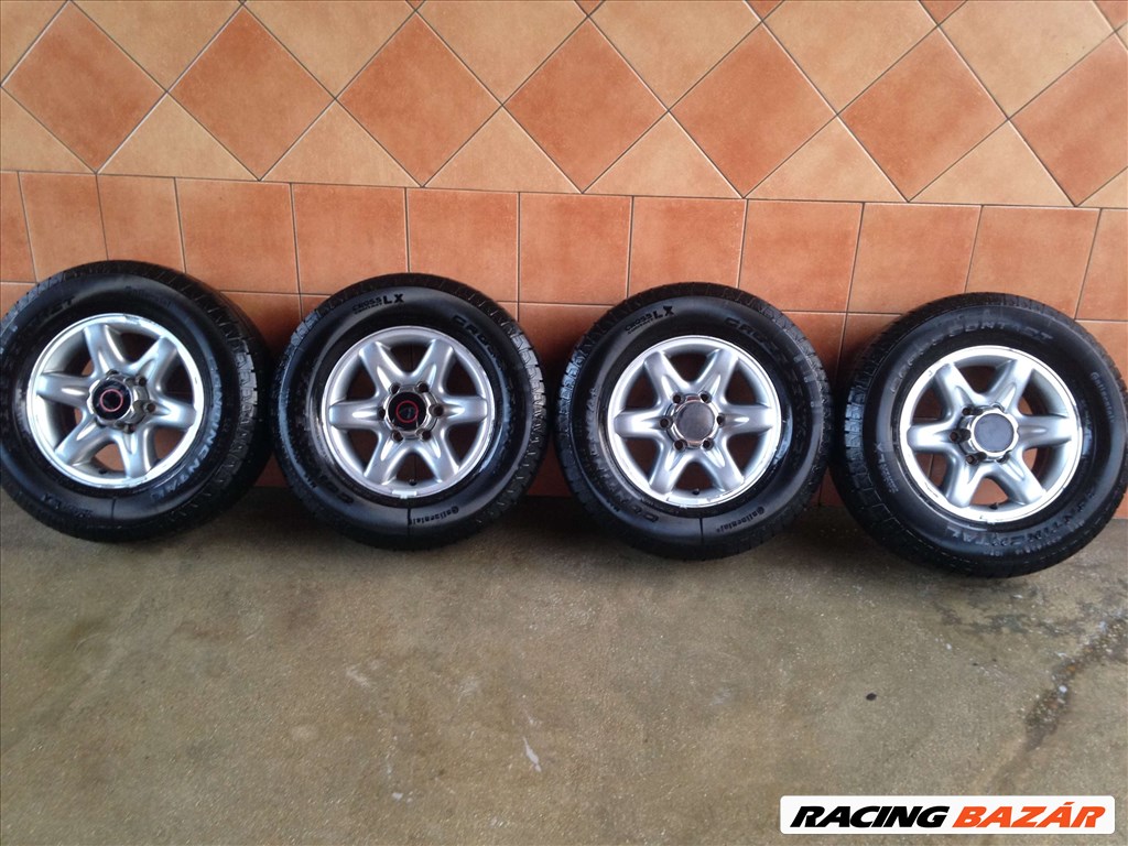 OPEL FRONTERA 16" ALUFELNI 6X139,7 NÉGYÉVSZAKOS 255/65R16 GUMIKKAL!!! 1. kép