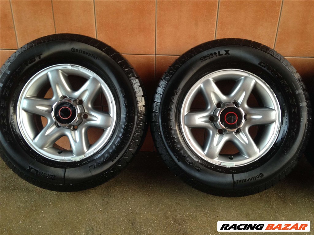 OPEL FRONTERA 16" ALUFELNI 6X139,7 NÉGYÉVSZAKOS 255/65R16 GUMIKKAL!!! 2. kép