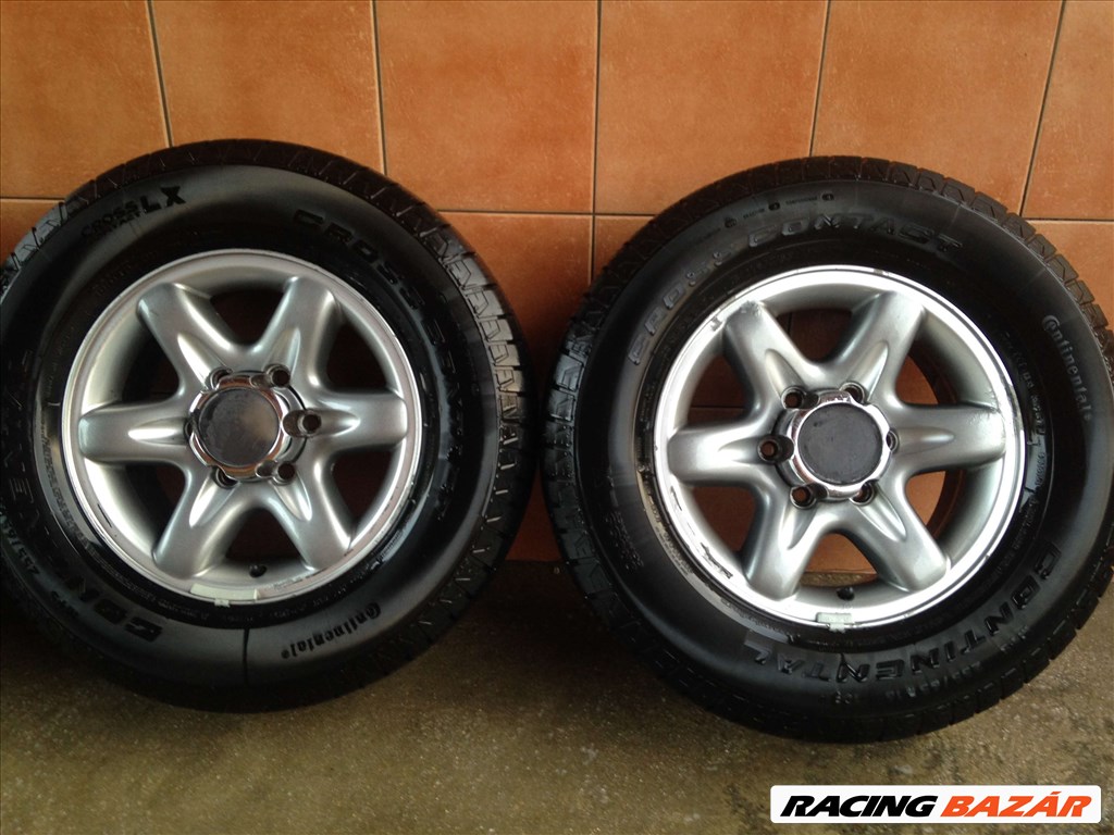 OPEL FRONTERA 16" ALUFELNI 6X139,7 NÉGYÉVSZAKOS 255/65R16 GUMIKKAL!!! 3. kép