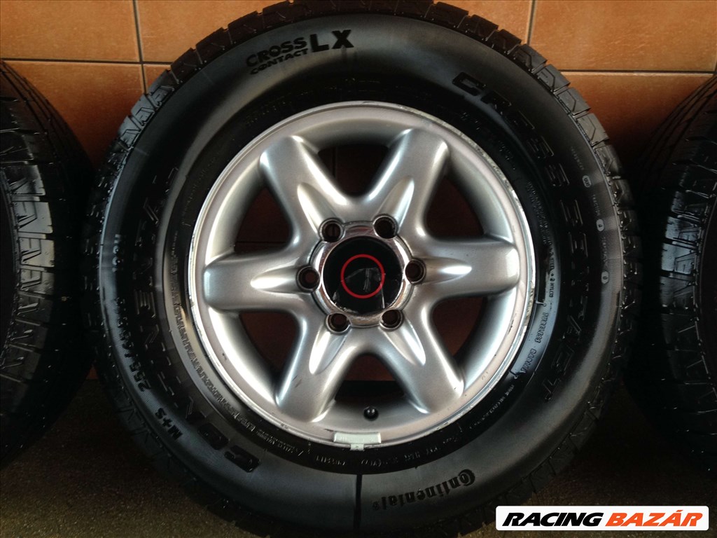 OPEL FRONTERA 16" ALUFELNI 6X139,7 NÉGYÉVSZAKOS 255/65R16 GUMIKKAL!!! 4. kép