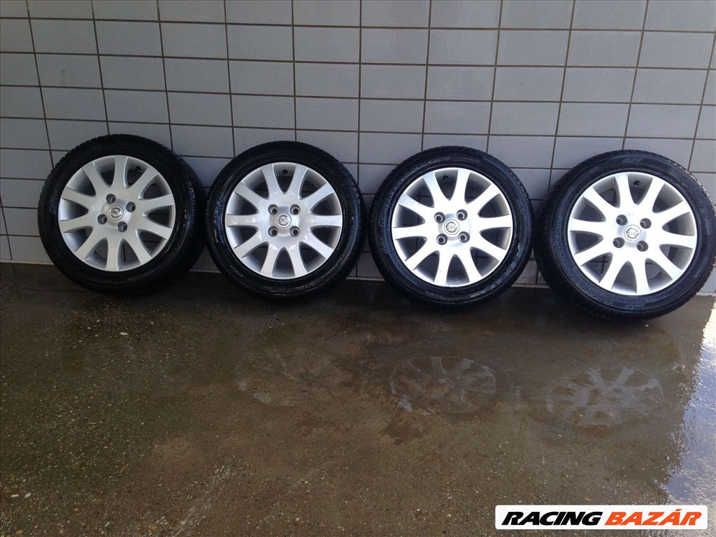 NISSAN 16" ALUFELNI 4X114,3 TÉLI 195/55R16 GUMIVAL OLCSÓN!!!! 1. kép