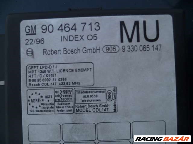 opel vectra b központi zár vezérlő MU 2. kép