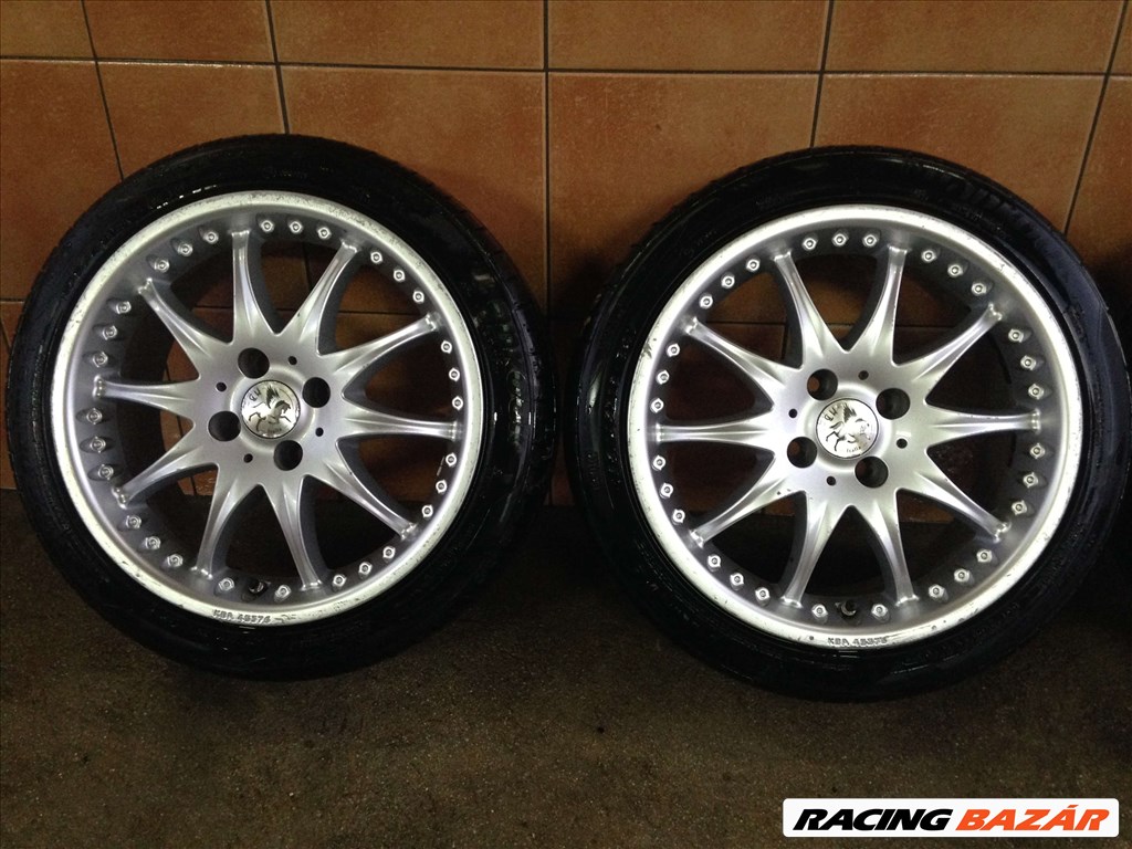 TUNNING 16" ALUFELNI,4X100 NYÁRI 195/45R16 GUMIVAL OLCSÓN!!!! 2. kép