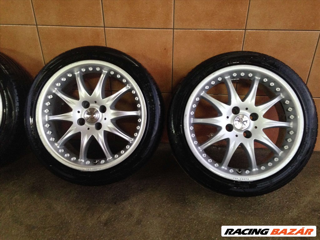 TUNNING 16" ALUFELNI,4X100 NYÁRI 195/45R16 GUMIVAL OLCSÓN!!!! 3. kép