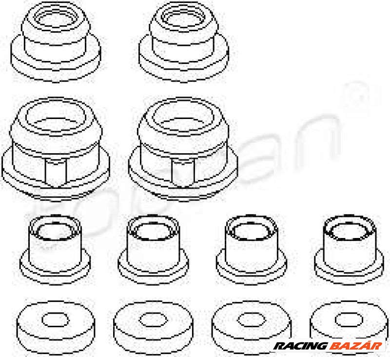 TOPRAN 102649 Váltókar javítókészlet - VOLKSWAGEN 1. kép
