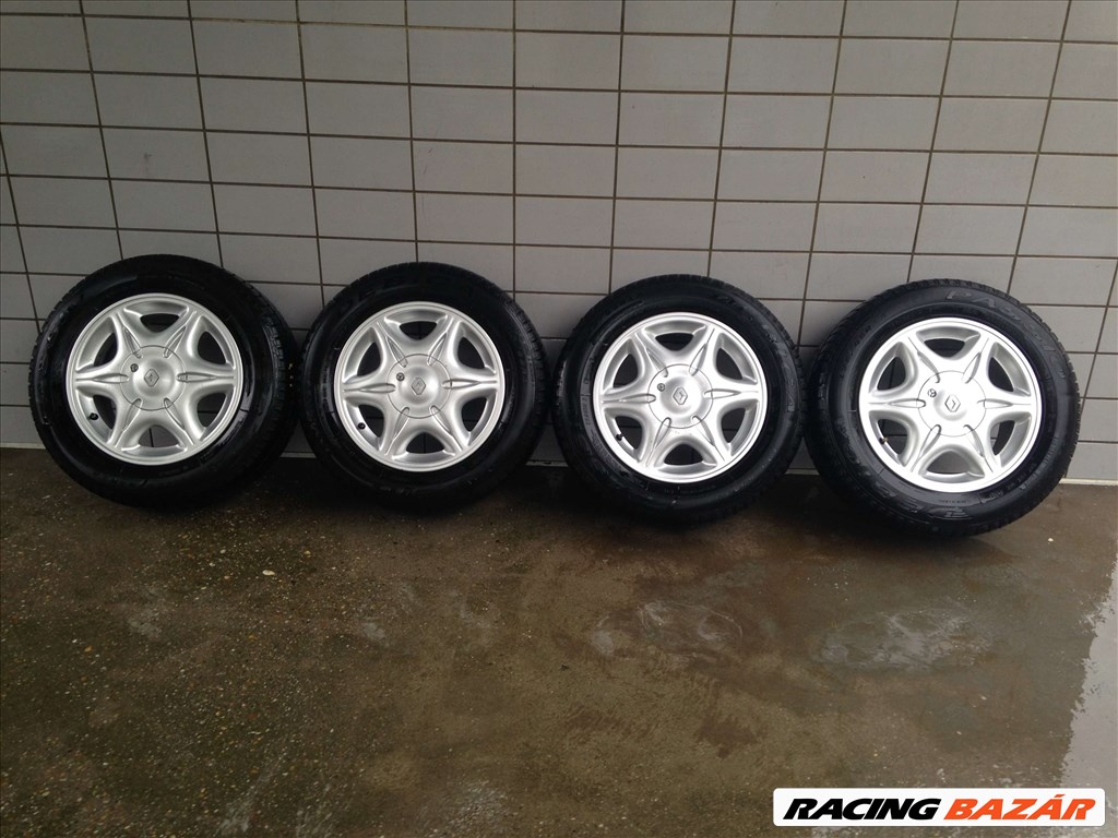 RENAULT 15" ALUFELNI 4X100 NYÁRI 195/65R15 GUMIKKAL OLCSÓN!!! 1. kép