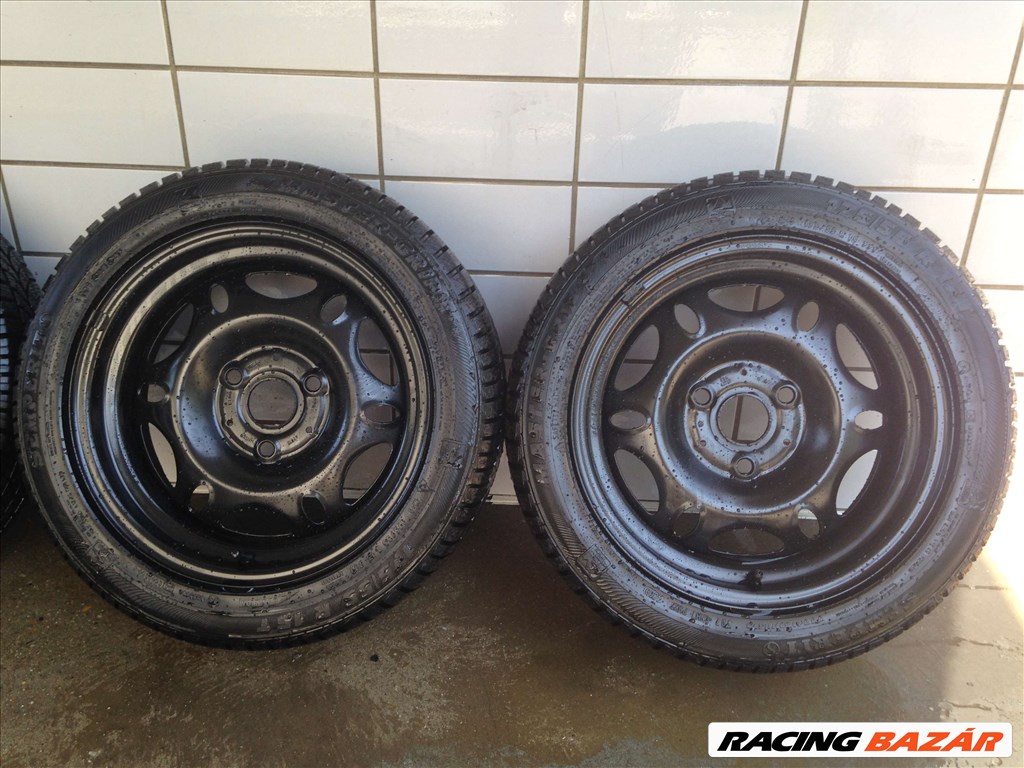 SMART 15" LEMEZFELNI 3X112 TÉLI M+S 175/55R15 GUMIVAL OLCSÓN!!!!!!! 3. kép