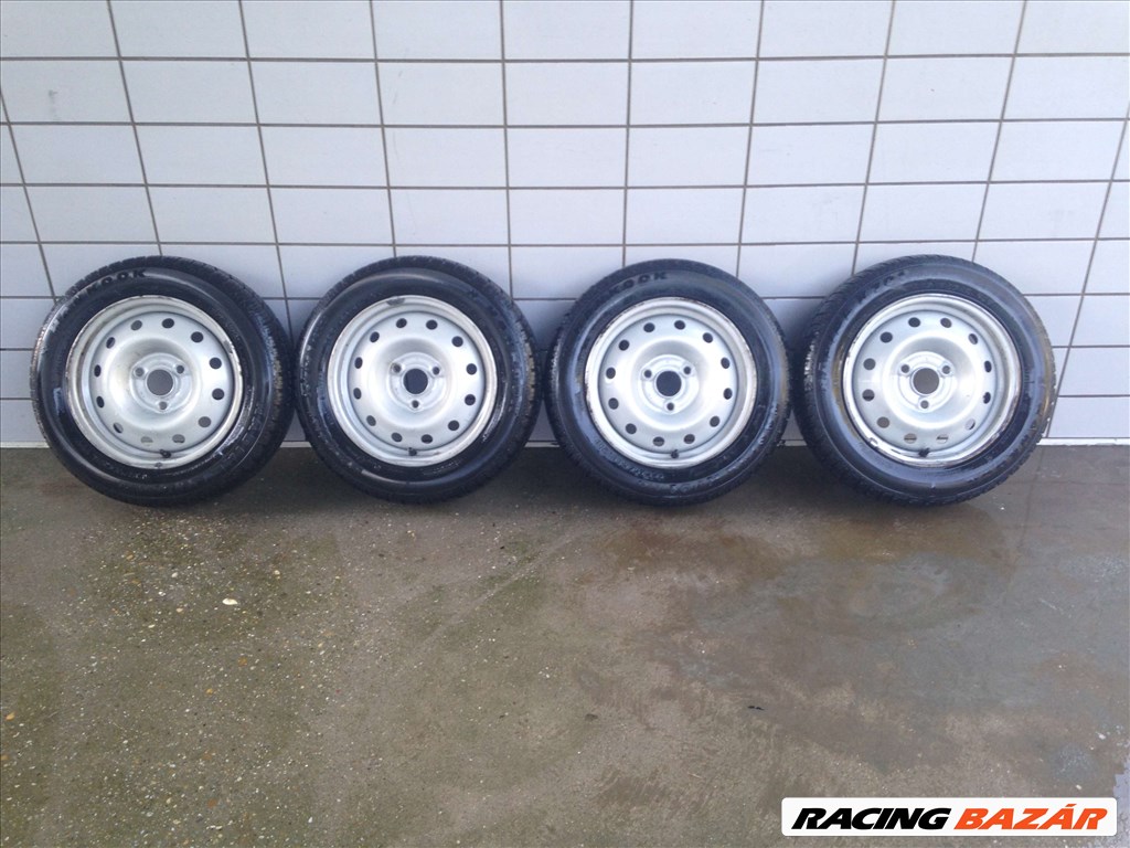 CITROEN 13" LEMEZFELNI 3X98 NYÁRI 145/70R13 GUMIVAL OLCSÓN!!!! 1. kép