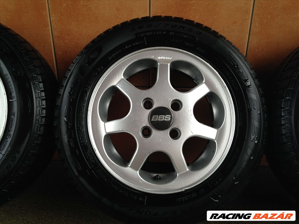 BBS 13" ALUFELNI 4X100 NYÁRI 165/70R13 GUMIVAL OLCSÓN!!!! 4. kép