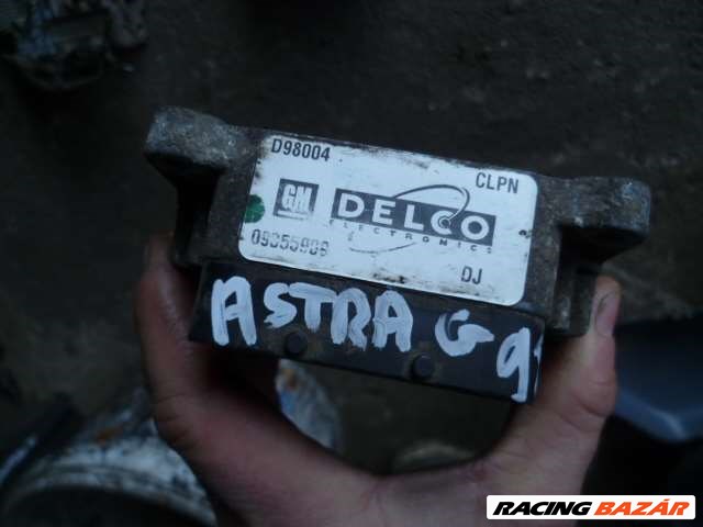opel astra  g 1998 1,4 16v motorvezérlő delco 09355909  ( CSATLAKOZÓ SÉRÜLT ) 1. kép