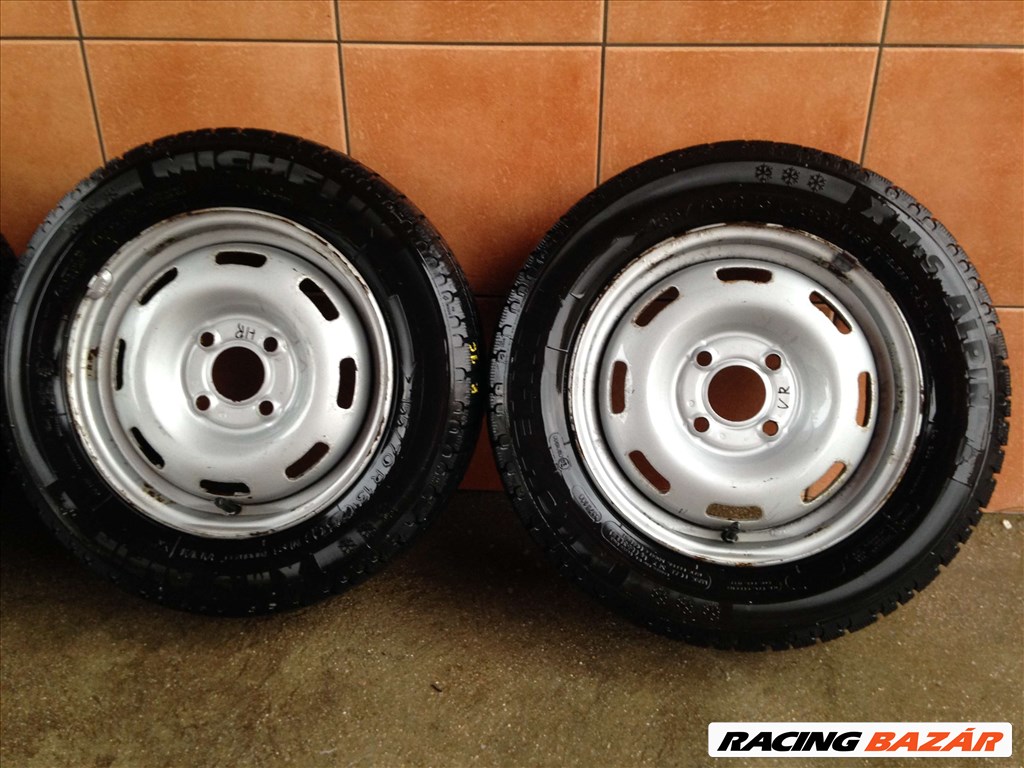 RENAULT 13" LEMEZFELNI 4X100 TÉLI 155/70R13 GUMIVAL OLCSÓN!!! 3. kép