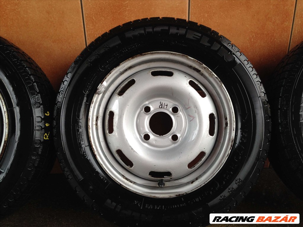 RENAULT 13" LEMEZFELNI 4X100 TÉLI 155/70R13 GUMIVAL OLCSÓN!!! 4. kép