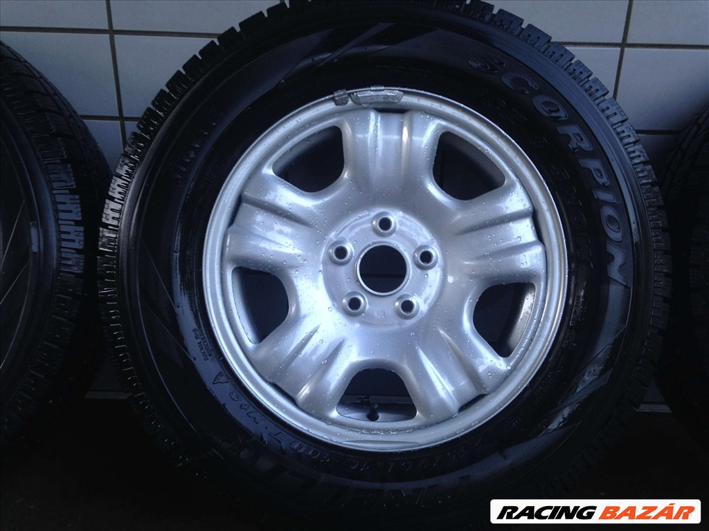 TOYOTA RAV 4 16" LEMEZFELNI 5X114,3 TÉLI M+S 215/70R16 GUMIKKAL OLCSÓN!!! 4. kép