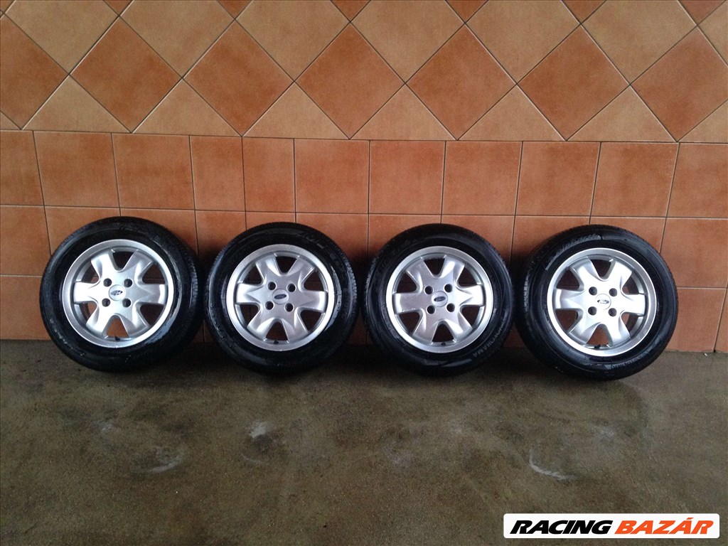 FORD FOCUS 15" GYÁRI ALUFELNI 4X108 NYÁRI 195/60R15 GUMIKKAL OLCSÓN!!! 1. kép