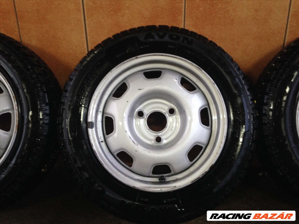 CITROEN SAXO 13" LEMEZFELNI 3X98 TÉLI 145/70R13 GUMIKKAL OLCSÓN! 4. kép